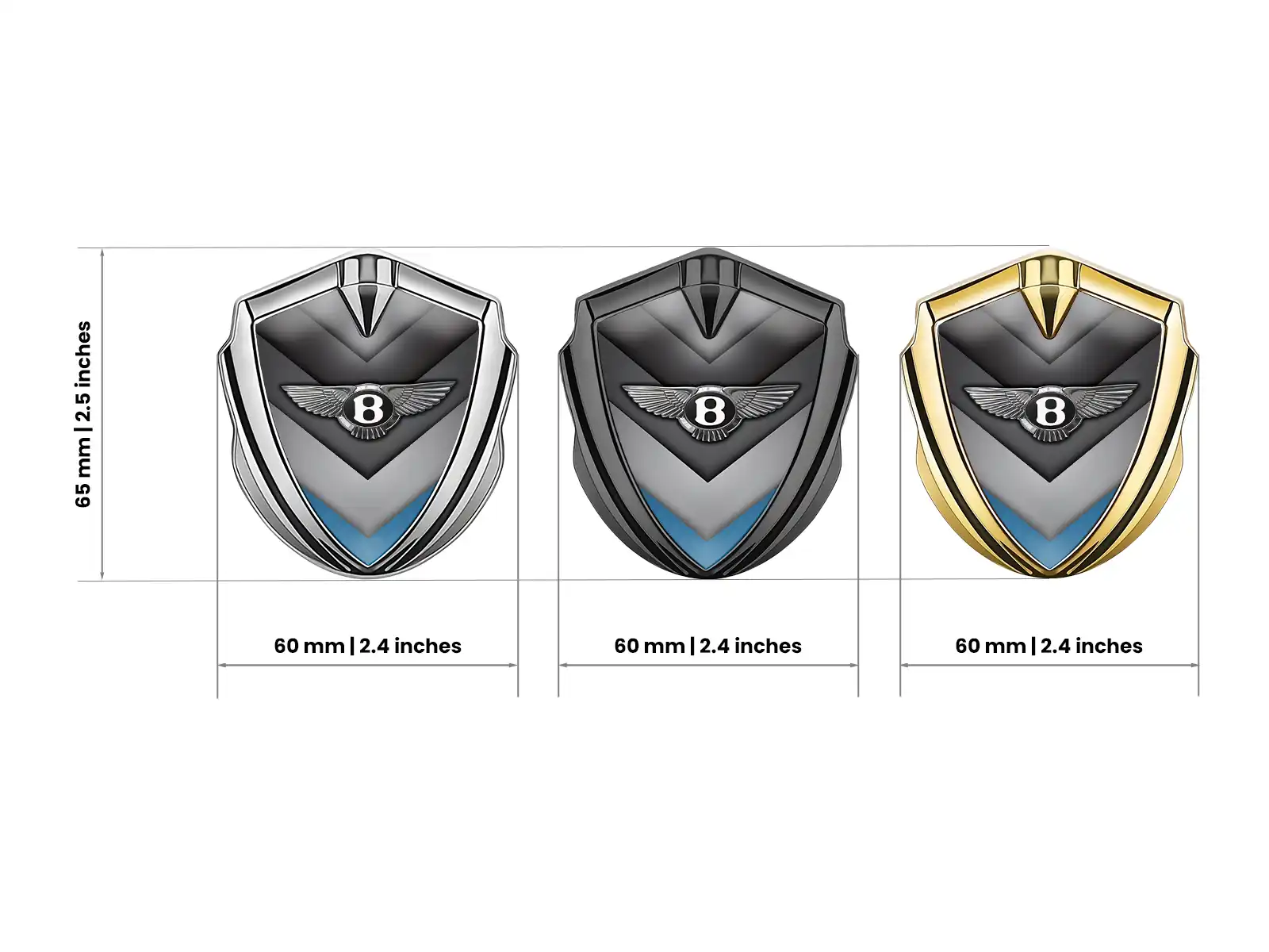 Bentley Metall Emblem Abzeichen Luxus Design Legierung